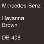 Preview: Mercedes-Benz, Havanna Brown, DB-408.